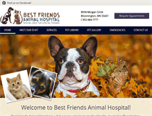 Tablet Screenshot of bestfriendsmn.com